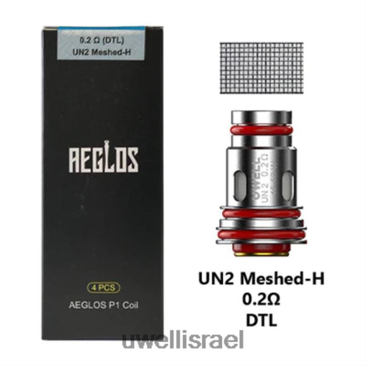 UWELL AEGLOS סלילים | חבילה של 4 0.8 אוהם UWELL online shop BH6NJ2269