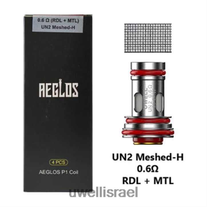UWELL AEGLOS סלילים | חבילה של 4 0.8 אוהם UWELL online shop BH6NJ2269