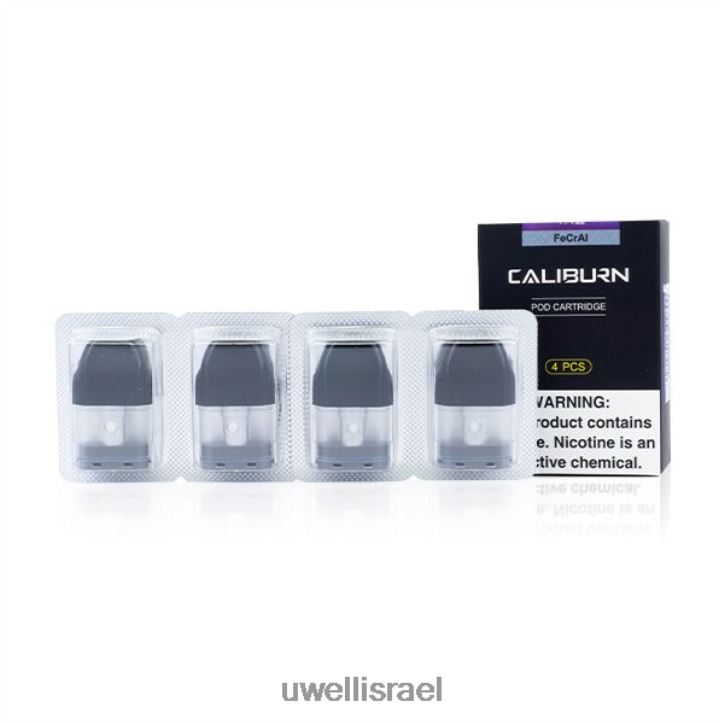 UWELL CALIBURN מחסנית פוד חלופית חבילה של 4 buy UWELL vape BH6NJ235