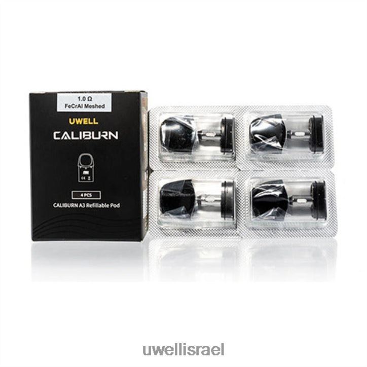 UWELL CALIBURN A3 תרמילים חלופיים | חבילה של 4 0.8 אוהם 2 UWELL online shop BH6NJ219