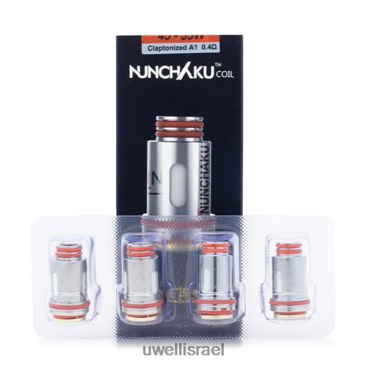 UWELL NUNCHAKU סלילים (חבילה של 4) 0.25 אוהם UWELL israel BH6NJ2261