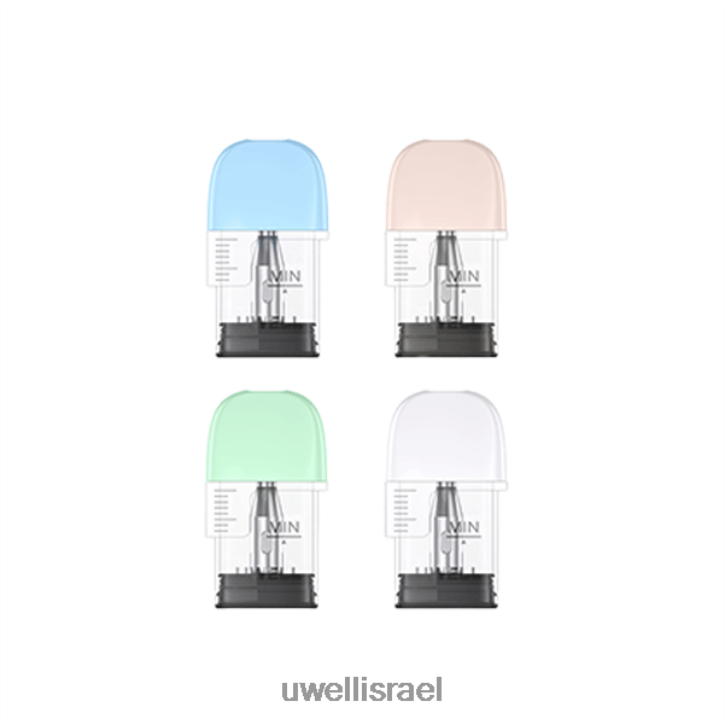 UWELL POPREEL P1 תרמיל חלופי (חבילה של 4) 1.2 אוהם best UWELL flavours BH6NJ284