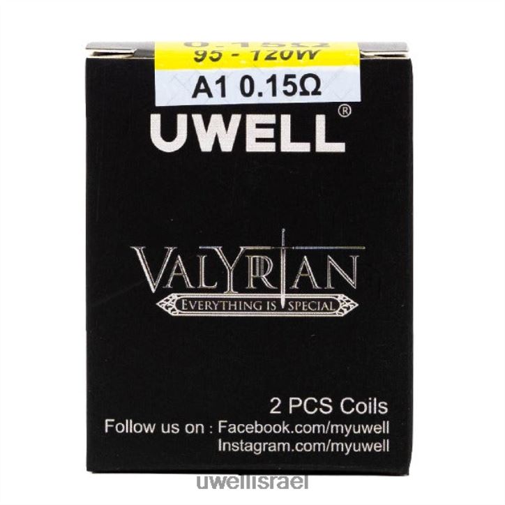 UWELL VALYRIAN סליל חלופי (חבילה של 2) a1 0.15 אוהם UWELL online shop BH6NJ2259
