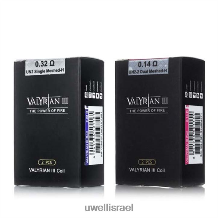 UWELL VALYRIAN 3 סלילים להחלפה | 2-חבילה fecrai 0.14 אוהם UWELL vape for sale BH6NJ220