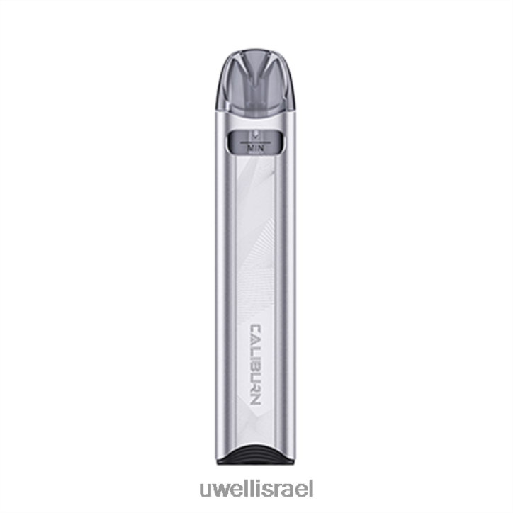 UWELL CALIBURN A3S ערכה (מערכת תרמילים) כסף לאור ירח UWELL jerusalem BH6NJ222