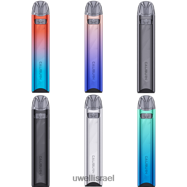 UWELL CALIBURN A3S ערכה (מערכת תרמילים) איריס סגול UWELL review BH6NJ226