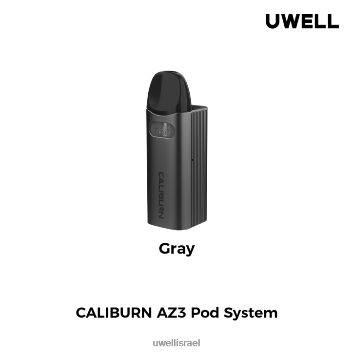 UWELL CALIBURN AZ3 ערכה (מערכת תרמילים) אפור UWELL review BH6NJ2146