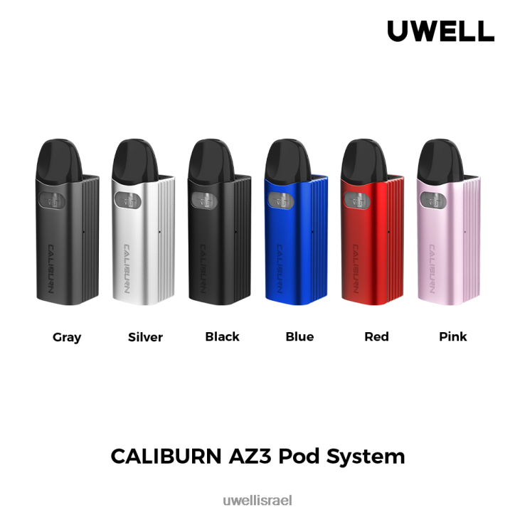 UWELL CALIBURN AZ3 ערכה (מערכת תרמילים) אפור UWELL review BH6NJ2146