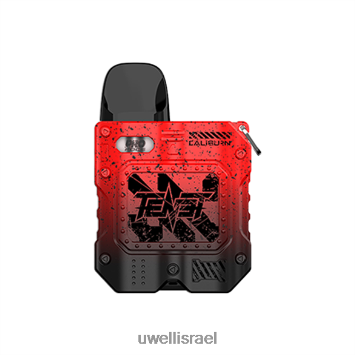 UWELL CALIBURN TENET KOKO ערכת תרמילים אדום שחור buy UWELL vape BH6NJ2195