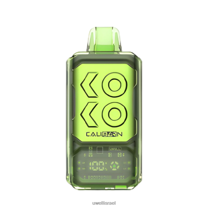 UWELL CALIBURN vape חד פעמי בר s18000 קרח כחול razz UWELL israel BH6NJ2301