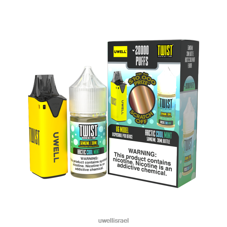 UWELL V6 מכשיר חד פעמי + אדי אבא 30 מ