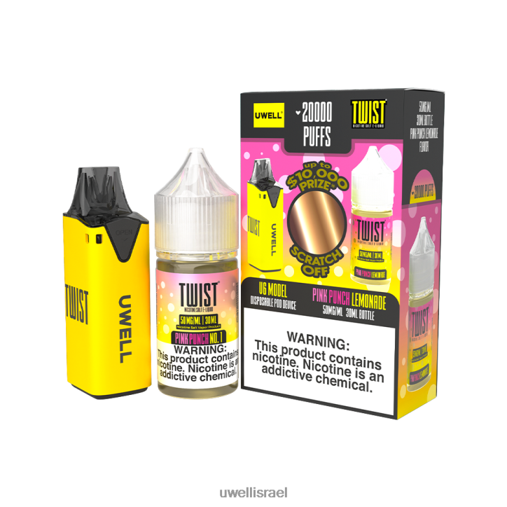 UWELL V6 מכשיר חד פעמי + אדי אבא 30 מ