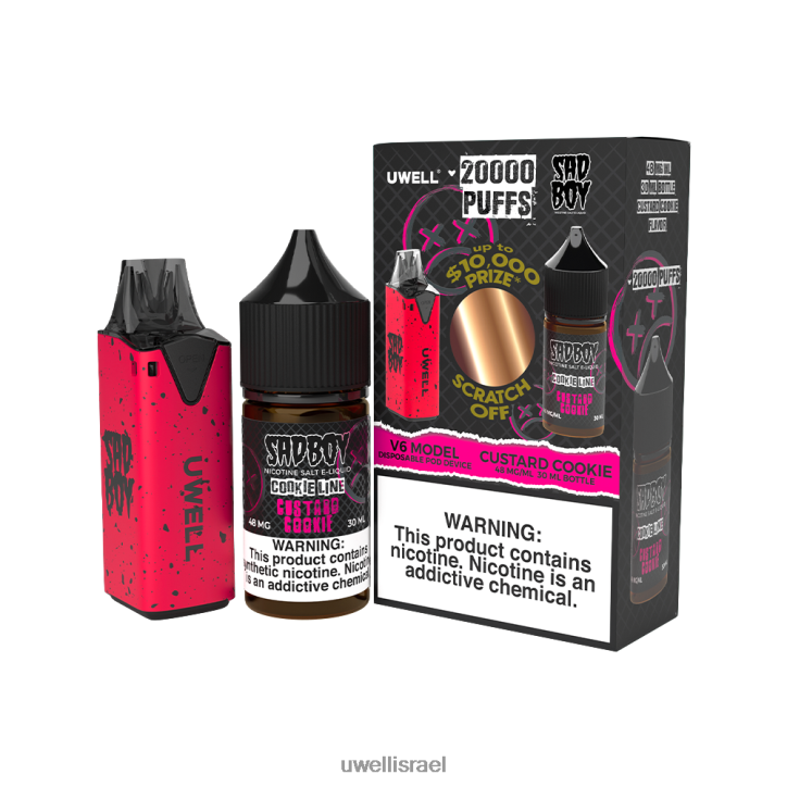 UWELL V6 מכשיר חד פעמי + אדי אבא 30 מ